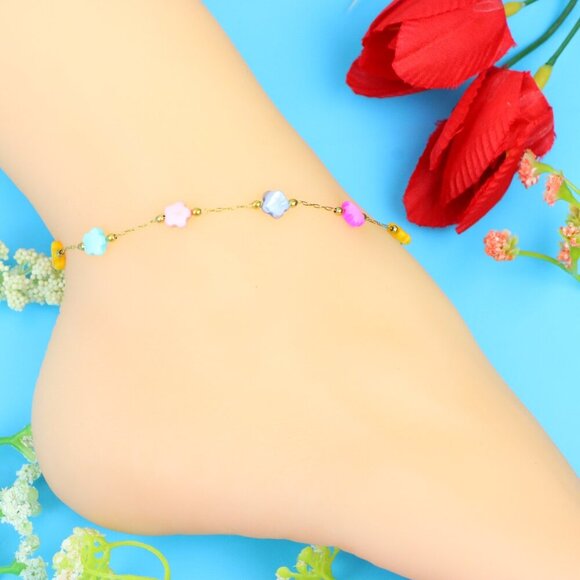 Elegant Handmade Anklet – Perfect for Women & Girls | Ideal Gift Option, DYC1148 - Picture 5 of 10